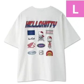 Hello Kitty HONDA 한정판 콜라보 T셔츠 키티 혼다 바이크