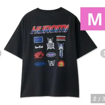 쿠로미 HONDA 한정판 콜라보 T셔츠 M 산리오 혼다 KUROMI