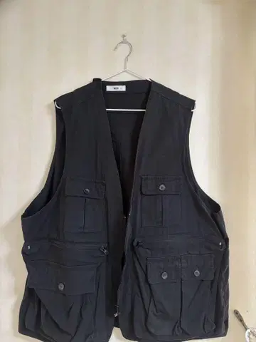 낚시용 조끼 블랙 4 포켓