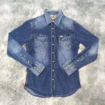 [ AKM x Wrangler ] 데님 셔츠 L 웨스턴 셔츠 콜라보