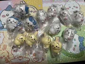 치이카와(먼작귀) 하치와레 토끼 키링 세트