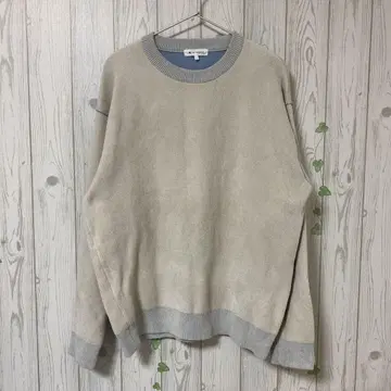 THE SHOP TK 더 샵 티케이 배색 몰 니트 L 사이즈