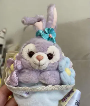 상하이 디즈니 꽃밭 시리즈 스텔라 루 봉제 인형 키체인