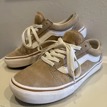 새상품급 VANS 올드스쿨 스웨이드 22cm 베이지