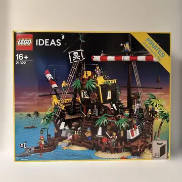 [ LEGO 정품 미개봉 ] 빨간 수염 선장의 해적섬(21322)