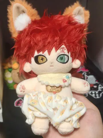 NARUTO 나루토 가아라 동인 핸드메이드 봉제 인형 의상 세트 포함
