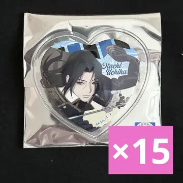 NARUTO 이타치 캔뱃지 마린 룩 하트형 캔뱃지