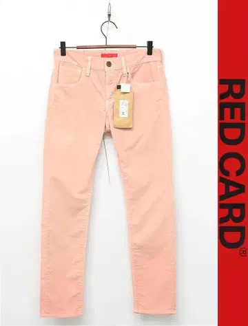 P350/미사용 RED CARD 코듀로이 팬츠 스키니 24 M 빨간색