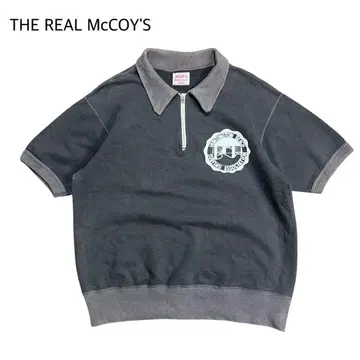 McCOY'S SPORTS WEAR 하프 지퍼 맨투맨 반팔 T셔츠