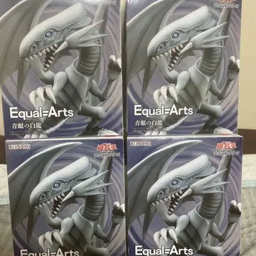 유희왕 Equal Arts 푸른 눈의 백룡 블루아이즈 드래곤 피규어 4개