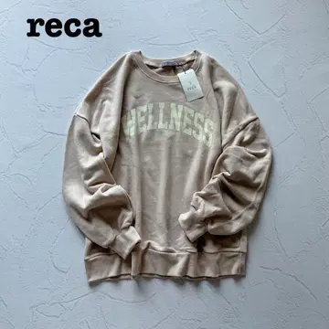 새상품 reca 레카 칼리지 로고 맨투맨 트레이닝복 풀오버
