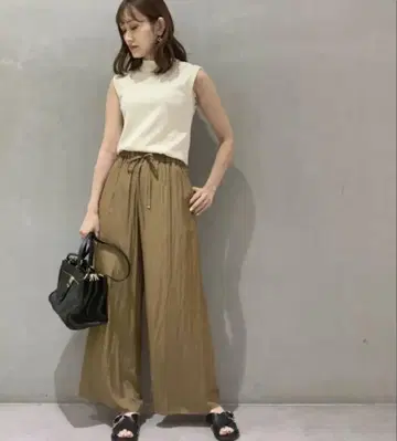BABYLONE 바빌론 와이드 이지 팬츠