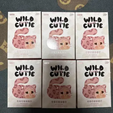 CRYBABYWild butCutie 시리즈 봉제 인형 펜던트 6피스