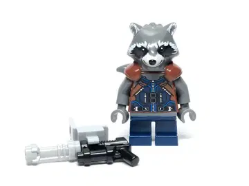 정품 미사용 LEGO 로켓 라쿤 미니 피규어 76076 76102