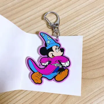 새상품 Disney 한정판 가챠 미키 러버 키링 판타지아 익명