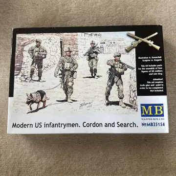 마스터박스 1/35 미국 현용 보병, 군용견