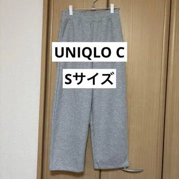 [ UNIQLO ] 맨투맨 와이드 팬츠/표시 사이즈 S 사이즈 그레이