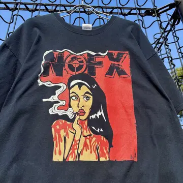 00s NOFX 빈티지 펑크 Fat 티셔츠 XL 레어