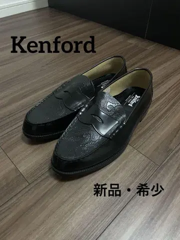 [레어] [선착순] Kenford 페이즐리 무늬 로퍼 블랙 새상품