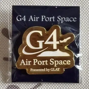 GLAY 핀 배지 ( G4APS 로고 Ver.2 ) 하코다테 공항 한정품