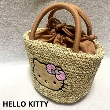 [ HELLO KITTY ] 헬로키티 바스켓백 일광화상 토트 토트