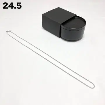 새상품 24.5 TOMWOOD 커브 체인 목걸이 슬림 은 15751