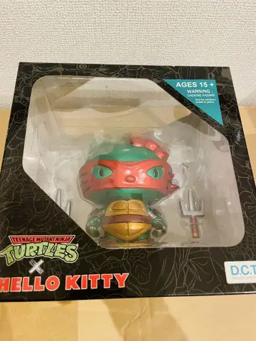 헬로키티 x 터틀즈 콜라보 KT x TMNT 피규어