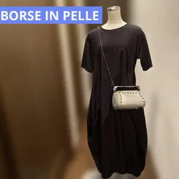 이탈리아제 BORSE IN PELLE 이탈리아 가죽 2way 미니 토트백