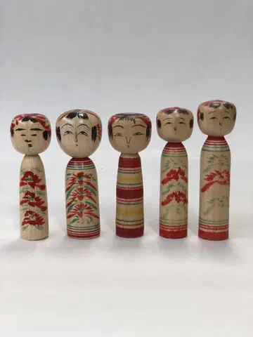 미니 코케시 인형 콩 코케시 전통 공예품 쇼와 레트로 작가 작품 인테리어