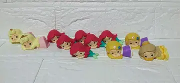 디즈니 프린세스 미니 피규어 아리엘 라푼젤 오로라 공주