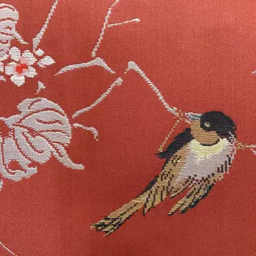 실꼬맴 레트로 앤티크 작은 새 다이쇼 로망 오메시 기모노 NO