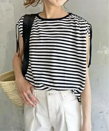 Spick&span 기자 코튼 2way 드로스트 풀오버
