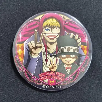 ONE PIECE 캔뱃지 코라손&로우