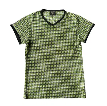 Jean Paul GAULTTER HOMME 메쉬 체크 T셔츠