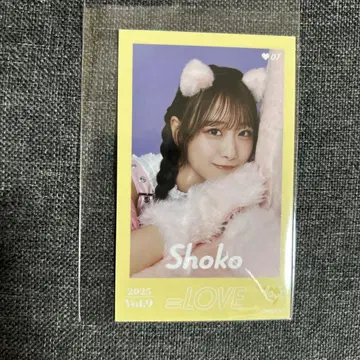 타키와키 쇼코 = LOVE 미니 사진 레어