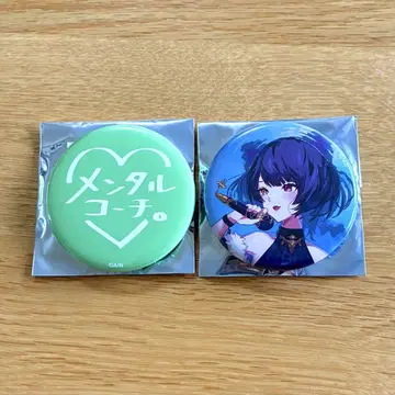 Nornis transparent blue 캔뱃지 2개 세트