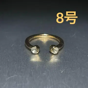 빈티지 패션 반지 골드 8호 스톤 반지 크리스탈