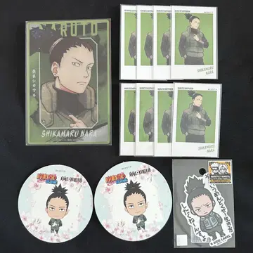 NARUTO 나라 시카마루 베이스 야드 스티커 클리어 아트 마에다 커피