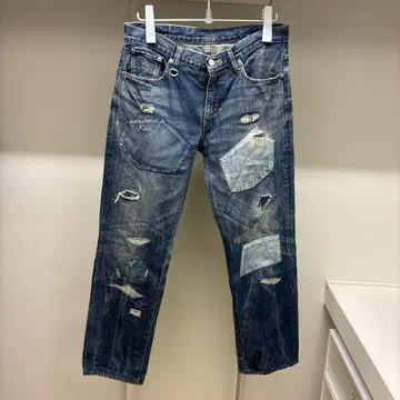 [레어] 소프 SOPHNET. 가공 청바지 데님