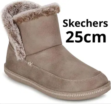 스케쳐스 부티 인조 모피 무스탕 부츠 25cm 여성용