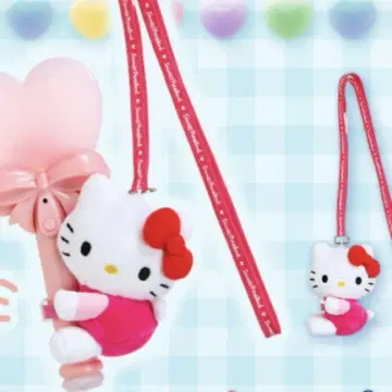 푸로랜드 미라클 하트 라이트 액세서리 봉제 인형 스트랩 키티