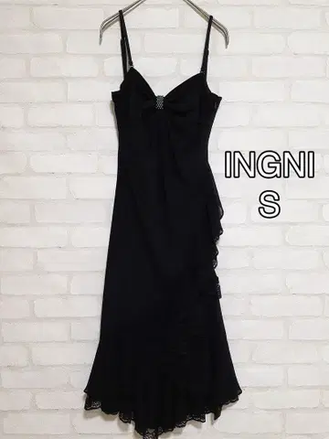 M440 INGNI 슬립 드레스 비쥬 포함 안감 있음 깔끔한