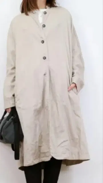 가격 인하! 스테디셀러 Veritecoeur 롱 셔츠 가운 셔츠 그레이지