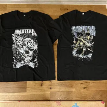 [ 미사용 새상품 ] 판테라 PANTERA t셔츠 2장 세트
