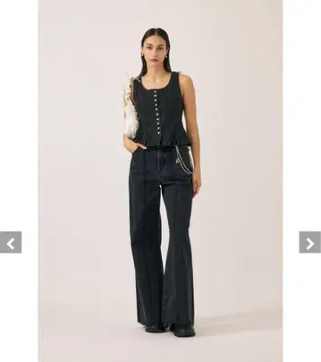 TWO IN ONE WIDE STRAIGHT moussy 가공 부츠컷