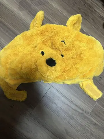 푸우 봉제 인형 캡