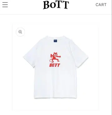 BoTT Devil Tee WHITE 화이트 m 사이즈