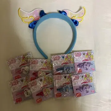큐어 스카이 프리큐어 헤어 머리띠와 머리끈 세트