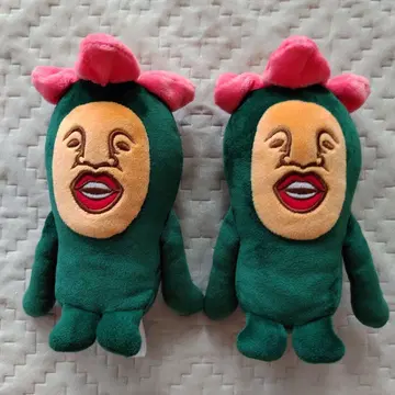 코비토즈칸 리틀 하나가시라 봉제 인형 (S) 2개 세트