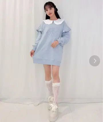 Honey Cinnamon 자수 트레이닝복 원피스